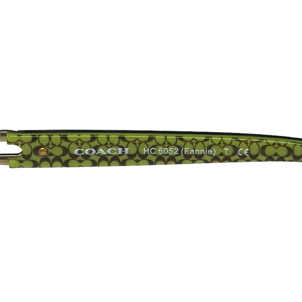Coach HC5232 Fannie Dark Tortoise/Green Sig C Eyeglass Glasses Frames 52-16 135 - Picture 14 of 15